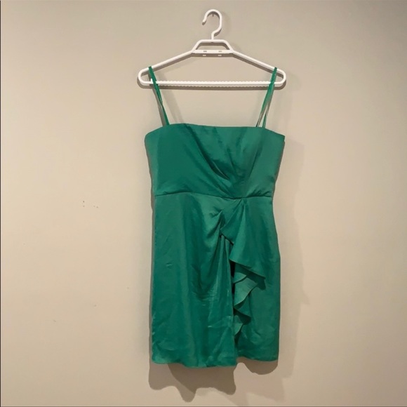 🆕 BCBG Max Azria “Larre” Green Cocktail Dress - Women’s Size 10P - Picture 2 of 9